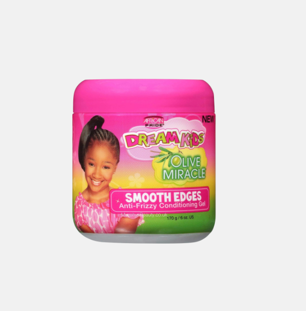 African Pride Dream Kid Olive - Cire coiffante smooth edges (170g)